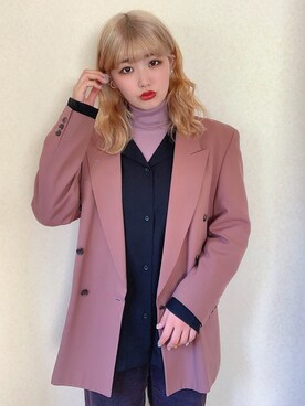 「アイテム（フォーマルスーツ/小物）」を使った、CHAKIさん（レディース・174cm・20代）の冬コーディネート