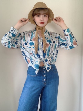 「rim（リム）のアイテム」を使った、CHAKIさん（レディース・175cm）の夏コーディネート