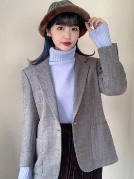「fifth（フィフス）のアイテム（ニット/セーター）」を使った、CHAKIさん（レディース・175cm）の秋コーディネート