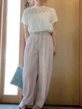 「flower」｜「アイテム（アクセサリー）」を使った、𝕣 𝕚𝕔𝕒𖤐☄︎さん（レディース・152cm）の夏コーディネート