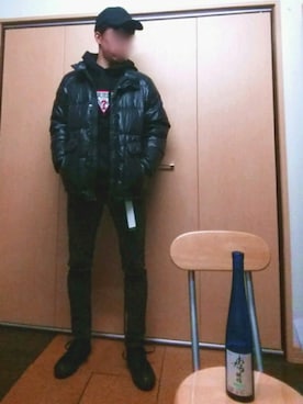 「H&M（エイチ・アンド・エム）のアイテム（その他パンツ）」を使った、tommyさん（メンズ・174cm）の冬コーディネート