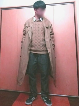 「アイテム（トレンチコート）」を使った、tommyさん（メンズ・174cm・20代）の春コーディネート