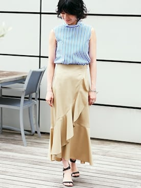 Sunaga_TOMORROWLANDさん（レディース・162cm）の夏コーディネート