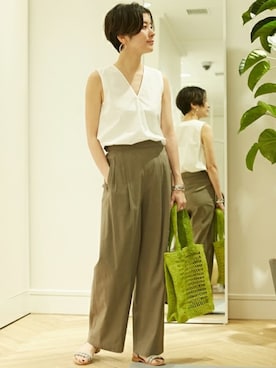 Sunaga_TOMORROWLANDさん（レディース・162cm）の春コーディネート