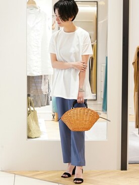 Sunaga_TOMORROWLANDさん（レディース・162cm）の夏コーディネート