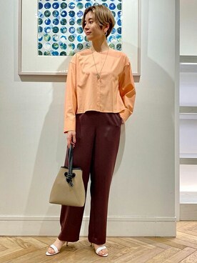 Sunaga_TOMORROWLANDさん（レディース・162cm）の春コーディネート