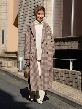 「BALLSEY（ボールジィ）のアイテム（その他アウター）」を使った、Sunaga_TOMORROWLANDさん（レディース・162cm）の冬コーディネート