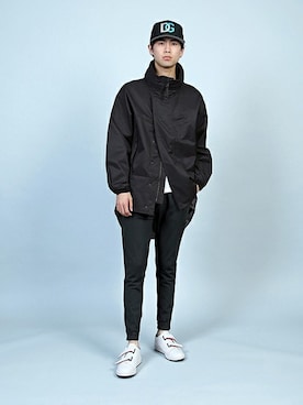 「The DUFFER of ST.GEORGE（ザダファーオブセントジョージ）のアイテム（キャップ）」を使った、SHINさん（メンズ・180cm）の春コーディネート