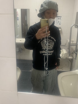 「STUDIO SEVEN（スタジオ セブン）のアイテム（ハンチング/ベレー帽）」を使った、hiroyasu0920さん（メンズ・160cm）の冬コーディネート
