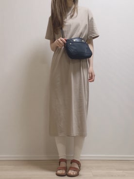 「Shelly island（シェリーアイランド）のアイテム（レギンス/スパッツ）」を使った、Y Y Yさん（レディース・153cm）の春コーディネート