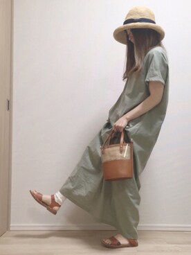 「Shelly island（シェリーアイランド）のアイテム（レギンス/スパッツ）」を使った、Y Y Yさん（レディース・153cm）の春コーディネート