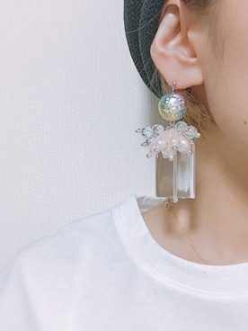 「アイテム（ピアス（両耳用））」を使った、alisaaa02さん（レディース・152cm・30代）の春コーディネート
