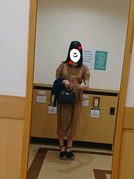「Supreme.La.La.（シュープリームララ）のアイテム（ワンピース/ドレス）」を使った、nyanmegさん（レディース・163cm）の春コーディネート