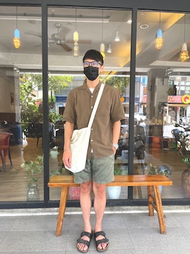 「UNIQLO U」｜Sean Chenさん（メンズ・172cm）の夏コーディネート