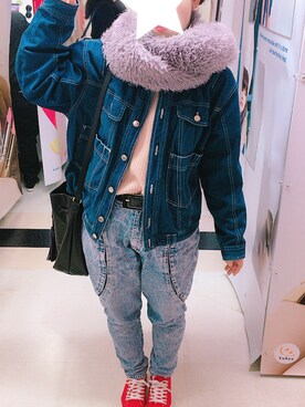 「DIABLE（ディアブル）のアイテム」を使った、えみちょさん（レディース・156cm）の春コーディネート