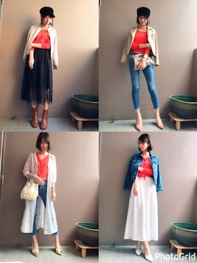 デリさん(レディース・168cm)の春コーディネート