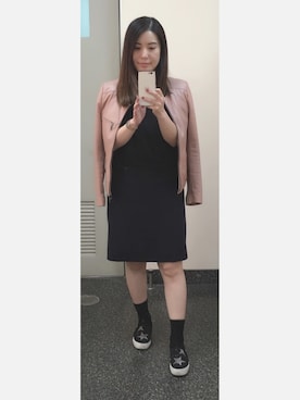 「Daniel Wellington（ダニエルウェリントン）の販売終了クラシックペティット アッシュフィールド32mm（アナログ腕時計）」を使った、えり#LOVERI#15さん（レディース・158cm）の秋コーディネート