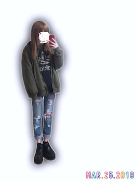 「 ねむる 」さん（レディース・156cm）の春コーディネート