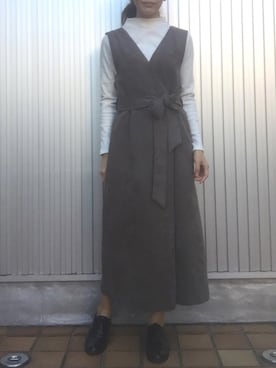 「プチプラミックス」｜メルコさん（レディース・161cm）の秋コーディネート