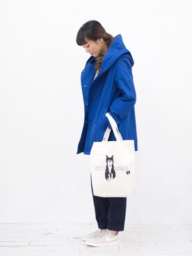 「NIKE（ナイキ）の【NIKE】ブレーザーLOW SD（スニーカー、ベージュ系）」を使った、lycopenetomato3さん（レディース・165cm）の春コーディネート