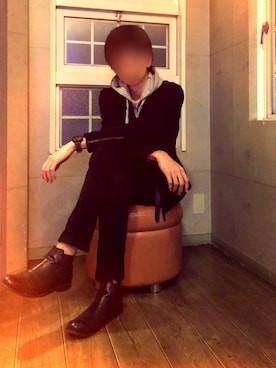 「COMME CA ISM（コムサイズム）のアイテム（ブルゾン）」を使った、yukihiroさん（メンズ・180cm）の秋コーディネート