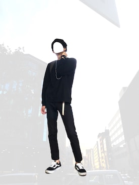 「アイテム（メッセンジャーバッグ、グリーン系）」を使った、yukihiroさん（メンズ・180cm）の秋コーディネート