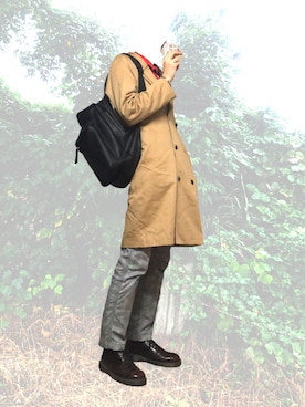 「COMME CA ISM（コムサイズム）のアイテム（アクセサリー）」を使った、yukihiroさん（メンズ・180cm）の秋コーディネート