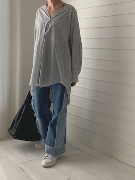 「rag & bone（ラグアンドボーン）のアイテム（バッグ）」を使った、wuqaさん（レディース・164cm）の夏コーディネート