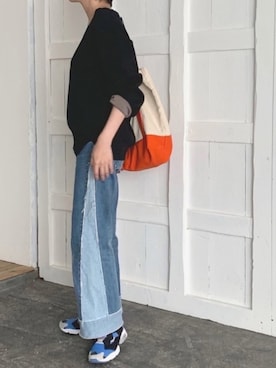 「Munich（ミューニック）のアイテム」を使った、wuqaさん（レディース・164cm）の夏コーディネート