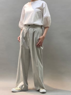 「Munich（ミューニック）のアイテム」を使った、wuqaさん（レディース・164cm）の春コーディネート