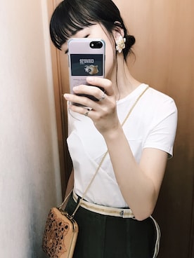 「CONVERSE TOKYO（コンバーストウキョウ）のアイテム（財布/小物）」を使った、AYAKOさん（レディース・163cm）の夏コーディネート