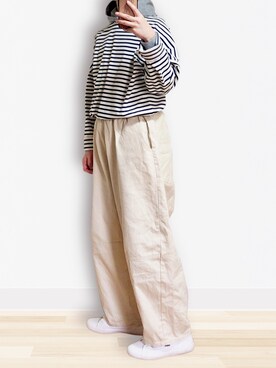 「417 EDIFICE（フォーワンセブンエディフィス）のアイテム（パーカー）」を使った、maluchanさん（メンズ・161cm）の春コーディネート