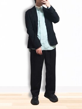 「THE CASUAL（カジュアル）のアイテム（ジャケット/アウター）」を使った、maluchanさん（メンズ・161cm）の春コーディネート