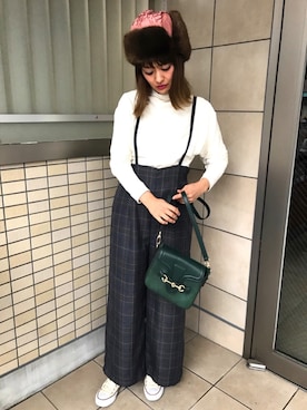 D♡nut🍩さん（レディース・157cm）の冬コーディネート