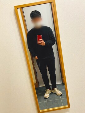 「ASICS（アシックス）のGEL-1090【スニーカー/メンズ/ユニセックス】（スニーカー）」を使った、ラスティーさん（メンズ・178cm）の冬コーディネート