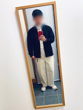 「ASICS（アシックス）のGEL-1090【スニーカー/メンズ/ユニセックス】（スニーカー）」を使った、ラスティーさん（メンズ・178cm）の冬コーディネート