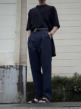 「エアリズム」｜虚空さん（メンズ・178cm）の夏コーディネート