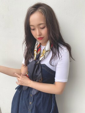 「ラブアンドピース2020」｜「アイテム（ワンピース/ドレス）」を使った、YUKIEさん（レディース・156cm）の秋コーディネート