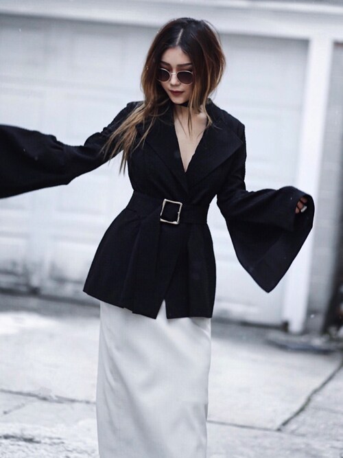 Christine Mou│Rejina Pyo Tailored jacket Looks - WEAR