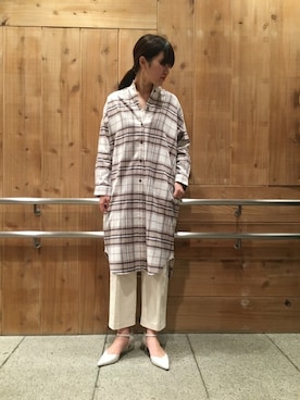 momoさん（レディース・167cm）の冬コーディネート