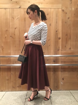 「アパートバイローリーズ」｜「アイテム（財布/小物）」を使った、momoさん（レディース・167cm）の春コーディネート