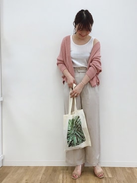 momoさん（レディース・167cm）の春コーディネート