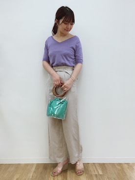 momoさん（レディース・167cm）の春コーディネート