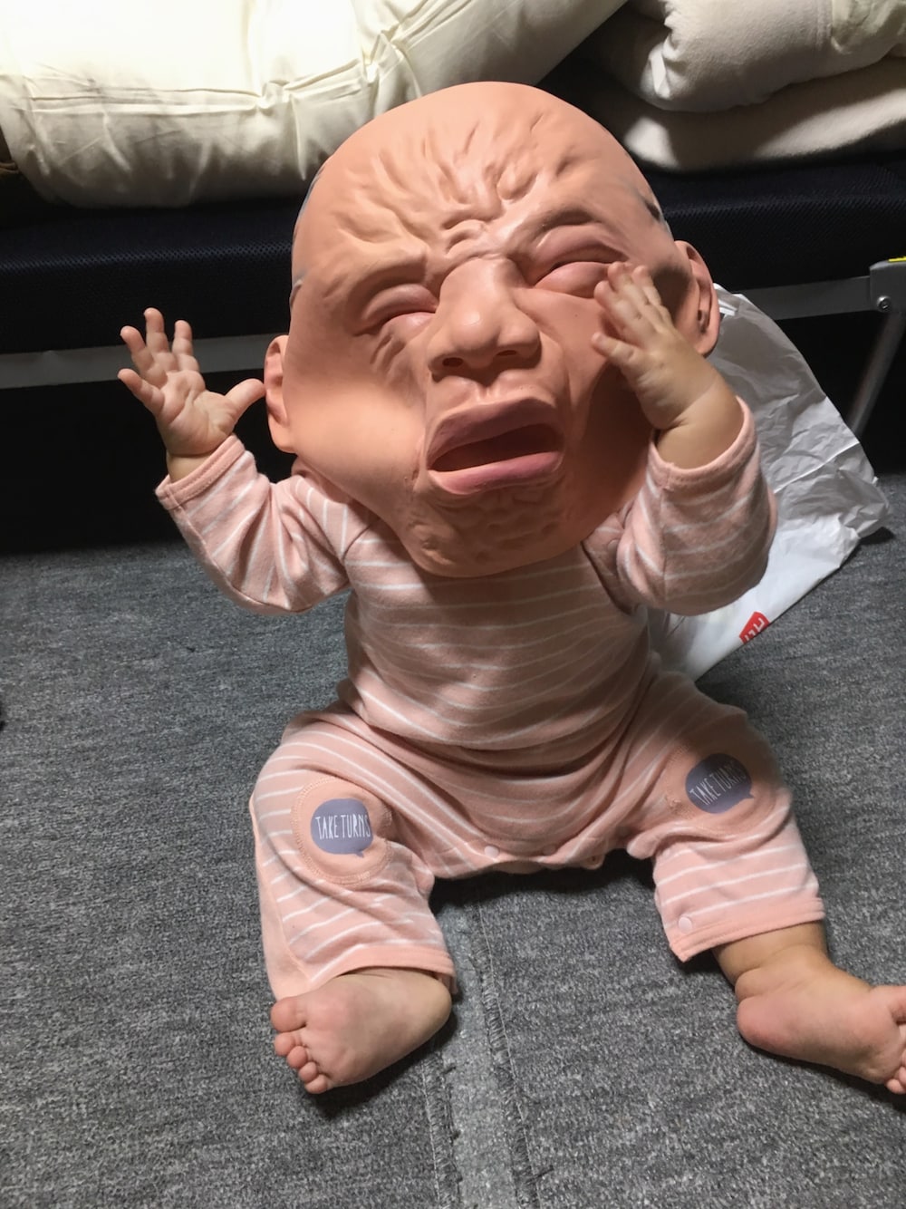 meg♡｜ガキ使の赤ちゃんのコスチューム/パーティーグッズを使った