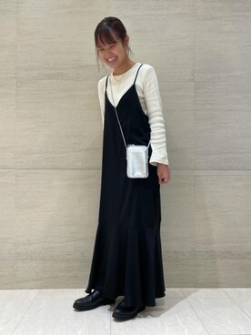 日高 杏奈さん(レディース・162cm)の秋コーディネート