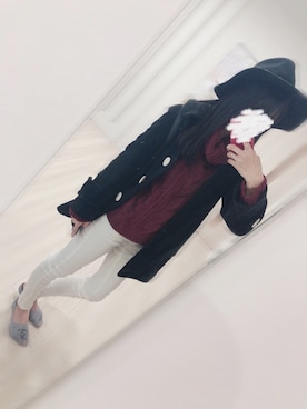 「oneway glamorous（ワンウェイグラマラス）のアイテム」を使った、あるまさん（レディース・155cm）の冬コーディネート