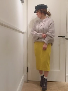 本社 プレスさん（レディース・150cm）の冬コーディネート