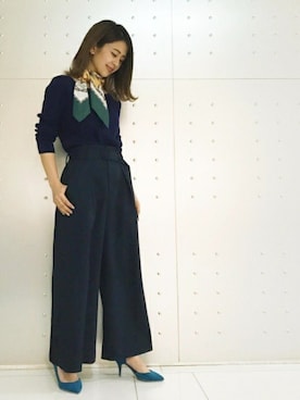 本社 プレスさん（レディース・151cm）の春コーディネート