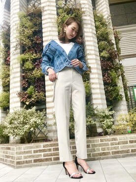 本社 プレスさん（レディース・163cm）の春コーディネート