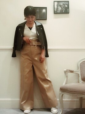 本社 プレスさん（レディース・168cm）の春コーディネート